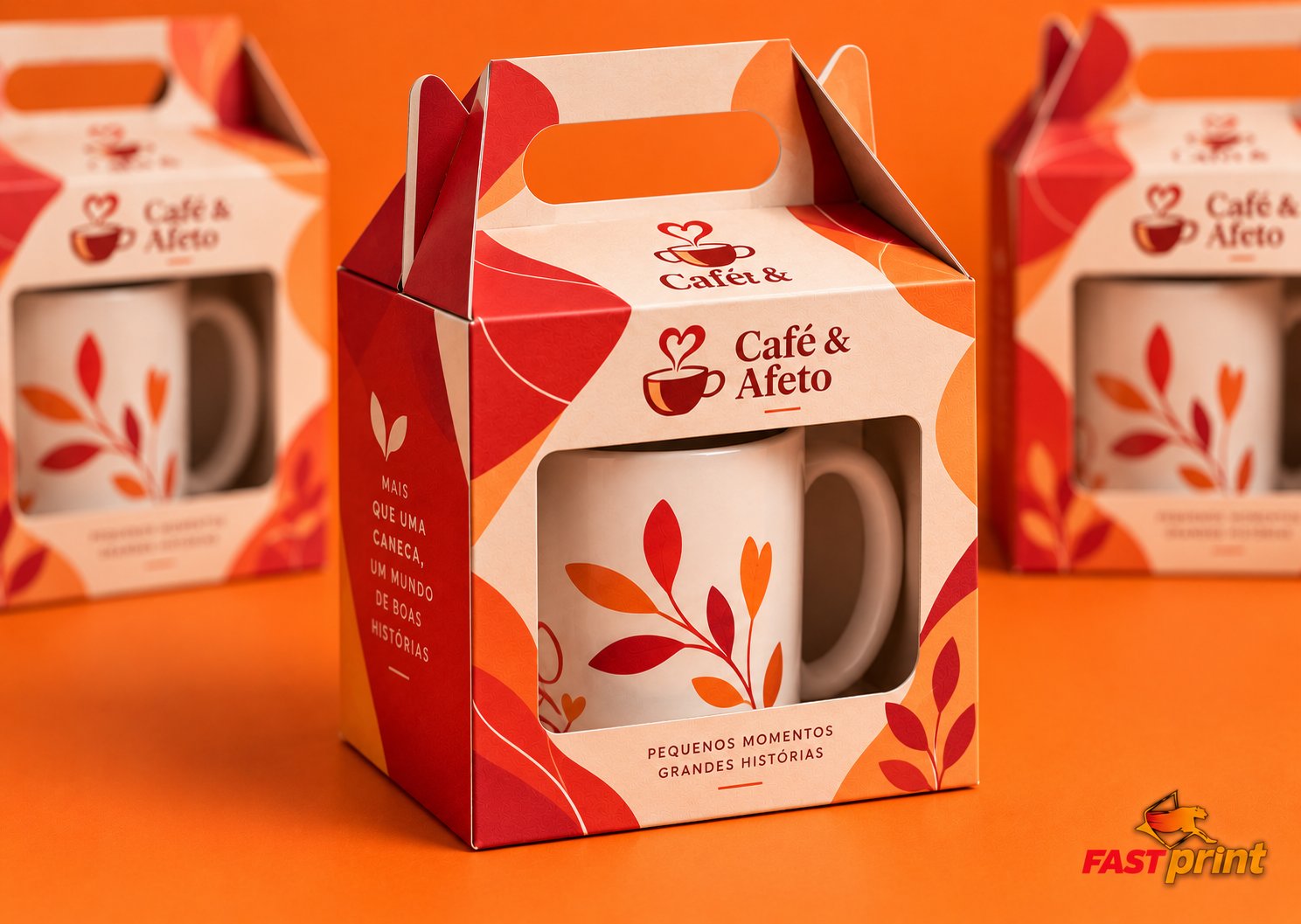 Caixa Caneca personalizada Fast Print — fechada