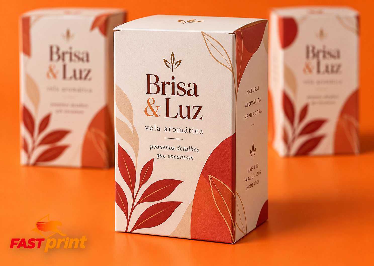 Caixa de Cosméticos personalizada Fast Print — fechada