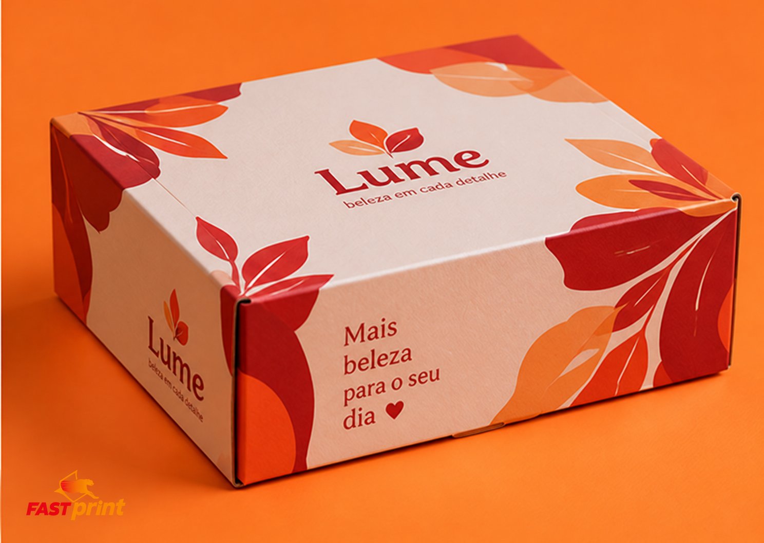 Caixa Slim personalizada Fast Print — fechada
